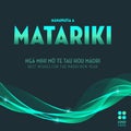 NZ Matariki Best wishes for Maori new year