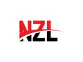NZL Letter Initial Logo Design Vector Illustration Royalty Free Stock Photo