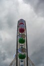 Nimes, Occitanie, France - Detail of the baskets of a ferris wheel