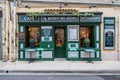 Nimes, Occitanie, France - Typical French restaurant or bistro at the Arenes