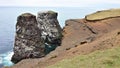 NÃÂºpskatla: Karl og SÃÂ¶lvavÃÂ¶f - Two basaltic rocks on the coast of Island