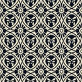 Seamles vector ikat geometric royal pattern design