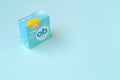 O.B. Original Normal tampons in a small box. OB is global brand of feminine hygiene products or personal care products used by