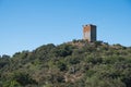 O Castro tower, SandiÃÂ¡s. Remains of a medieval castle in the region of a Limia, province of Ourense. Galicia, Spai