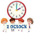 2 o`clock and students