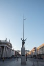 Jim Larkin statue O`Connell Street in Dublin, Ireland