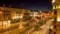 O`Connell Street by night. Dublin historic places. Ireland Royalty Free Stock Photo