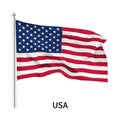 Flag of the United States of America Royalty Free Stock Photo