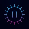 O health nolan icon. Simple thin line, outline vector of blood donation icons for ui and ux, website or mobile application