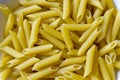 A bunch of yellow macaroni close up Royalty Free Stock Photo