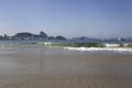 O Mar de Copacabana, suas ondas Royalty Free Stock Photo