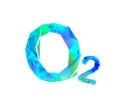 O2 Oxygen Formula. Triangular symbol