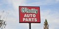 O'Reilly Auto Parts Sign Royalty Free Stock Photo