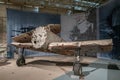 Pearl Harbor Aviation Museum: Japanese Zero airplane wreck, Oahu, Hawaii, USA