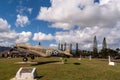 Historic small war plane at Wheeler Air Force Base, Oahu, Hawaii, USA Royalty Free Stock Photo