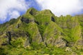 Oahu Hawaii volcanic mountain landscape Royalty Free Stock Photo