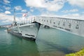 OAHU, HI - SEPTEMBER 20, 2011 - USS Bowfin submarine in Pearl Ha Royalty Free Stock Photo