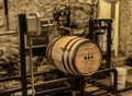 Oak Barrels Used in Making Bourbon Whiskey