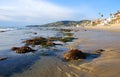 Oak/Brooks Street Beach Laguna Beach, CA. Royalty Free Stock Photo