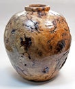 Oak Burl Vessel Vase Turned on Wood Lathe