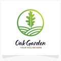 Oak Garden Logo Design Template Inspiration