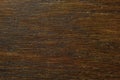 Oak grain veneer texture background, dark black brown natural horizontal scratched textured pattern, large detailed rugged wood Royalty Free Stock Photo