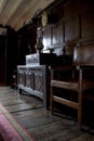 Oak panelled room