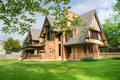 Frank Lloyd Wright designed home Royalty Free Stock Photo
