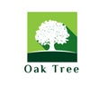 Oak tree company logo square Royalty Free Stock Photo