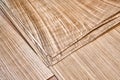 Oak veneer. Oak texture. Spliced oak veneer on the table in the workshop Royalty Free Stock Photo