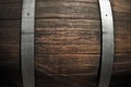 Oak Wine Barrel Close Up Royalty Free Stock Photo