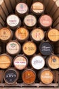 Oak Wine Barrel Display, Haro, La Rioja Royalty Free Stock Photo