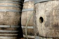 Oak Wine Barrels Royalty Free Stock Photo