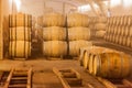 Oak Wine Barrels Royalty Free Stock Photo