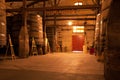 Oak Wine Vats, Haro, La Rioja, Spain Royalty Free Stock Photo