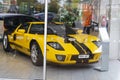 Oakham, United Kingdom. October 19, 2019 - Ford Mustang in car shop display. Ford Mustang in car shop display Royalty Free Stock Photo