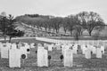 Oakhill Cemetery - Janesville, WI Royalty Free Stock Photo