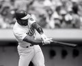 Oakland Athletics outfielder Dave Henderson Royalty Free Stock Photo