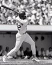 Oakland Athletics outfielder Dave Henderson Royalty Free Stock Photo