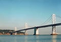 Oakland Bay Bridge Royalty Free Stock Photo