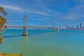 Oakland Bay Bridge Landscape San Francisco Royalty Free Stock Photo