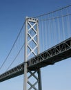 Oakland Bay Bridge in San Francisco Royalty Free Stock Photo