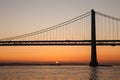 Oakland Bay Bridge, San Francisco, California Royalty Free Stock Photo
