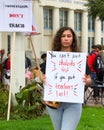 Teacher protest walkout, Oakland, CA