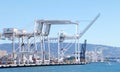 Super Post Panamax cranes at the Port of Oakland