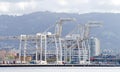 Super Post Panamax cranes at the Port of Oakland