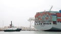 Cargo Ship COSCO FORTUNE entering the Port of Oakland