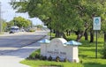 Oakland Park, Florida Welcome Sign Royalty Free Stock Photo