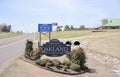 Oakland Tennessee Welcome Sign Royalty Free Stock Photo