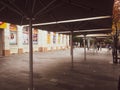 Bleak scenery of vacant shops in Oakleigh, VIC, Australia during the coronavirus pandemic